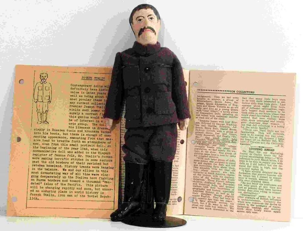 1940s Kimport - Kimcraft JOSEPH STALIN DOLL With Doll Talk